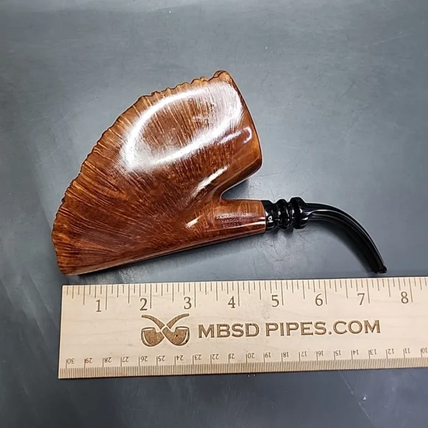 Julius Vesz Hand Cut B Magnum Freehand Estate Briar Pipe, Canadian Estates - Image 11