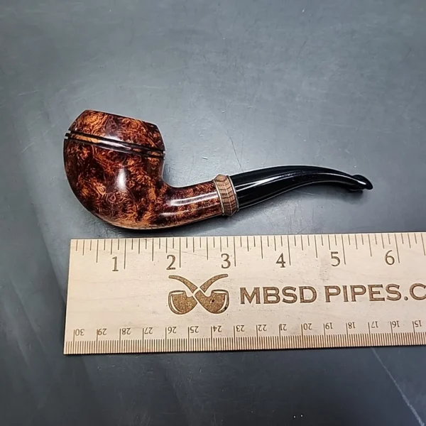 Vauen Kingwood 08 Smooth Rhodesian Estate Briar Pipe, Unsmoked, 9mm - Image 11