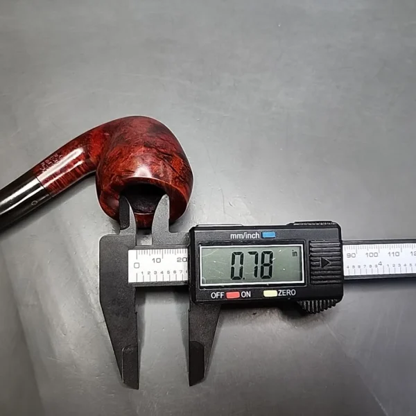 Orlik Rose 7377 Smooth Rhodesian Estate Briar Pipe, Unsmoked - Image 11