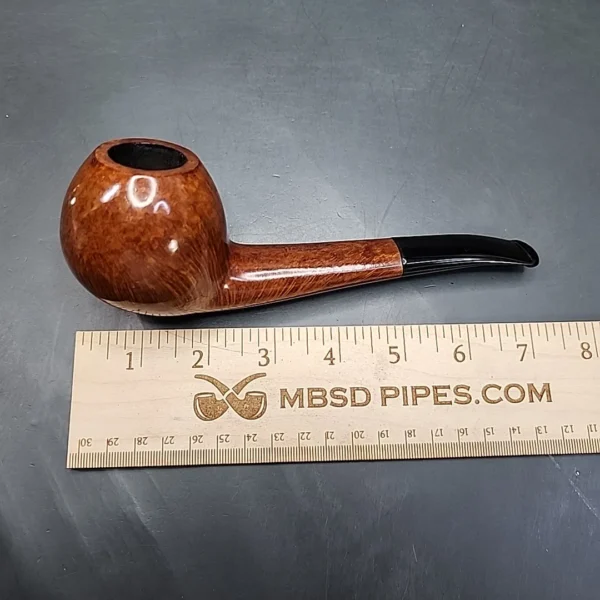 Barclay Rex Magnum Smooth Bent Apple Estate Briar Pipe, American Estates - Image 11