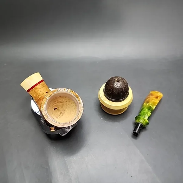 Mutcat Calabash Handmade Pipe, New [SOLD] - Image 11