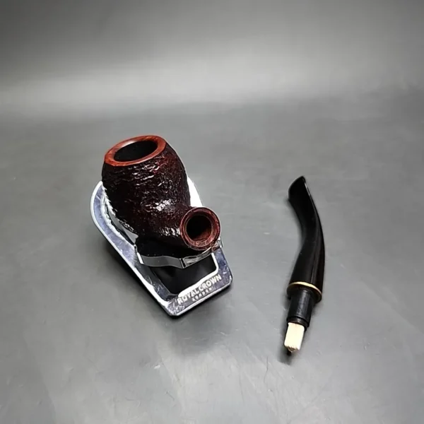 Savinelli Roma Rusticated Bent Apple Estate Briar Pipe, 6mm, Italian Estates - Image 11