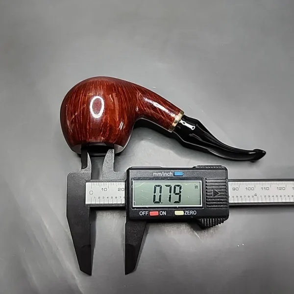 Vauen 6842 Smooth Bent Apple Estate Briar Pipe, Unsmoked, 9mm [SOLD] - Image 11