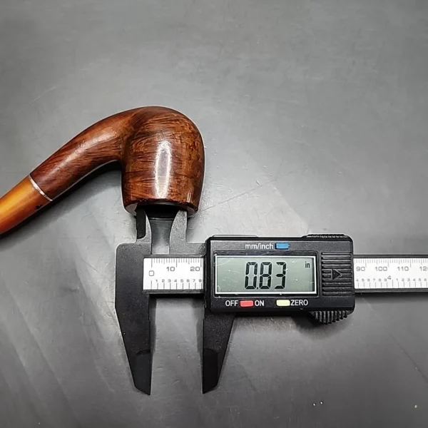 KB&B Kaywoodie Drinkless Suntan Rock Ambera 7214 Estate Briar Pipe, American Estates [SOLD] - Image 11