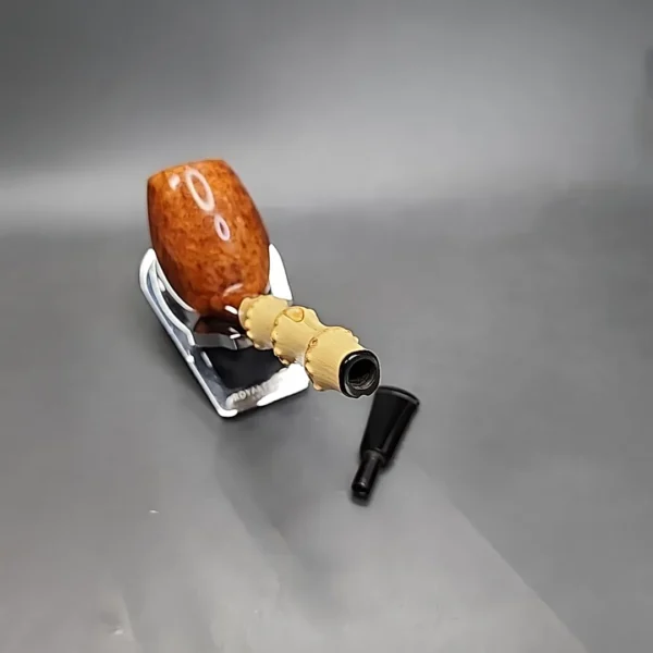 Dave Neeb Smooth Bamoo Egg Handmade Briar Pipe, New - Image 11