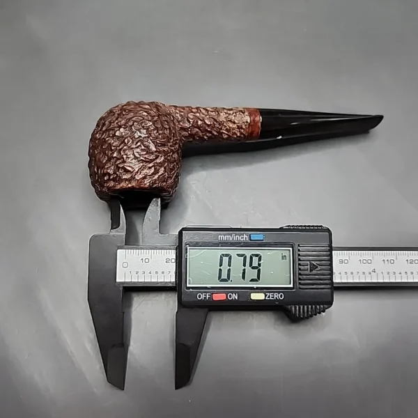 1920s Kaywoodie Thorn 7486B Rusticated Straight Apple Estate Briar Pipe [SOLD] - Image 11