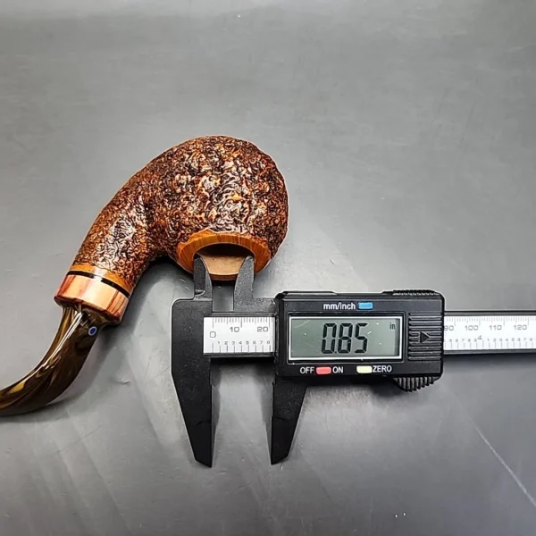 Ardor Urano 2021 Rusticated Cannonball Estate Briar Pipe, Unsmoked [SOLD] - Image 12