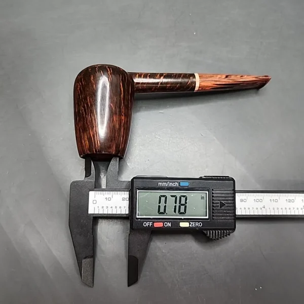 Andrey Kharitonov Smooth Stack Handmade Briar Pipe, Unsmoked - Image 12
