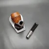 Elwood by Les Wood Silver Spigot Bulldog Estate Briar Pipe, English Estates, 9mm - Image 12