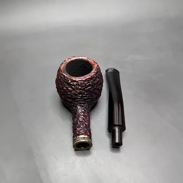 Peterson Emerald 406 Rusticated Prince Estate Briar Pipe, Irish Estates - Image 12