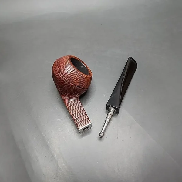Kaywoodie Fine Line Straight Bulldog Estate Briar Pipe, American Estates [SOLD] - Image 12
