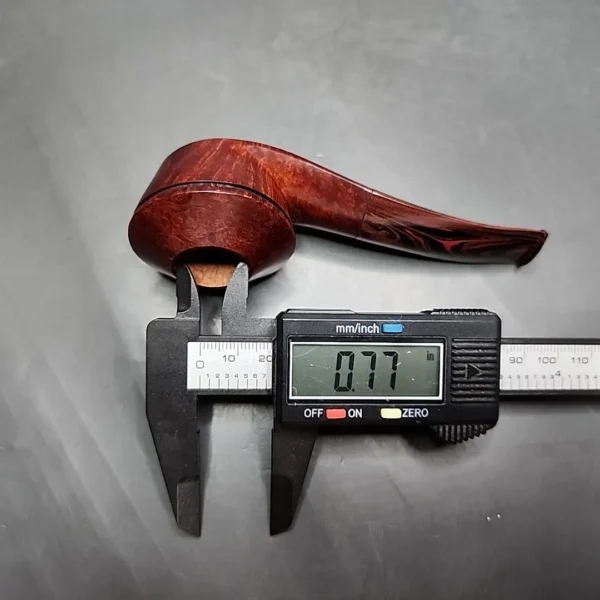 Mutcat Smooth Surfing Bulldog Handmade Briar Pipe, New - Image 12