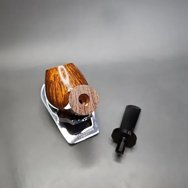 2015 Scott Klein Handcrafted Smooth Bent Brandy Estate Briar Pipe, Unsmoked [SOLD] - Image 12