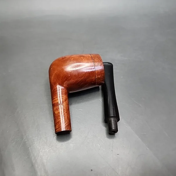 Roto Bowl Smooth Straight Billiard Sitter Estate Briar Pipe, Unsmoked [SOLD] - Image 12