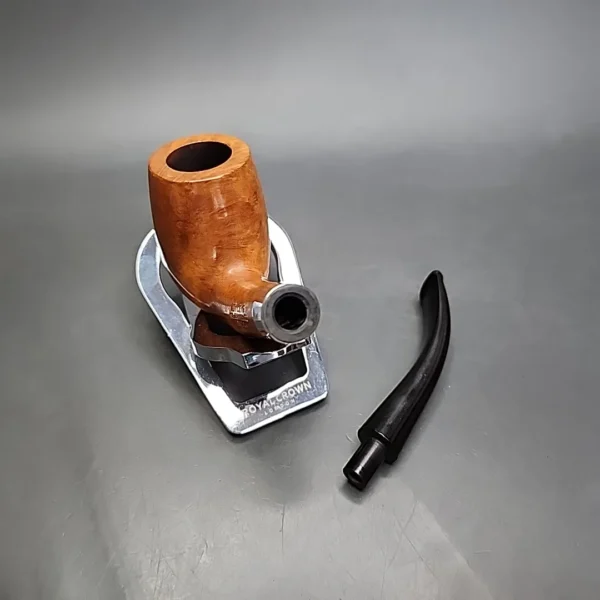 Astleys by Les Wood Smooth Bent Billiard Estate Briar Pipe, Unsmoked - Image 12