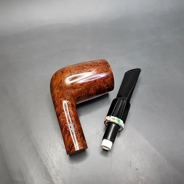 Gigi Giant Smooth Lovat Estate Briar Pipe Unsmoked, 9mm - Image 12