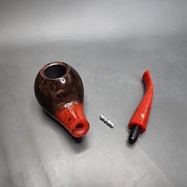 Chacom Volute Smooth Bent Apple Estate Briar Pipe, Unsmoked - Image 12