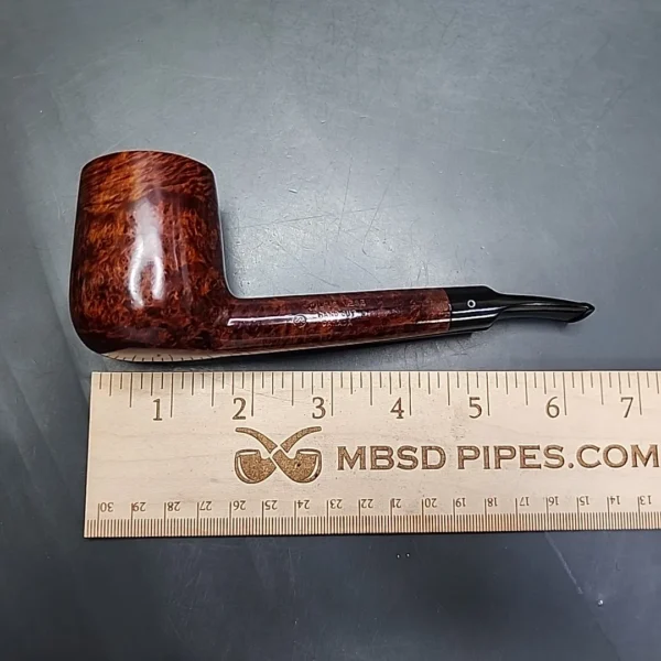 Julius Vesz Hand Cut 4 Smooth Lovat Estate Briar Pipe, Canadian Estates - Image 12