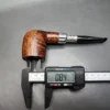 L. Wood by Les Wood, Smooth Straight Spigot Estate Briar Pipe, English Estates [SOLD] - Image 12