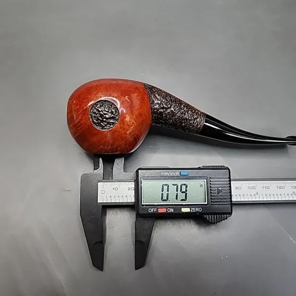 Castello Sea Rock Briar G π Bent Apple Estate Briar Pipe, Italian Estates - Image 12
