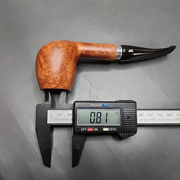 Chacom Cordoba 864 Smooth Brandy Estate Briar Pipe, Unsmoked - Image 12