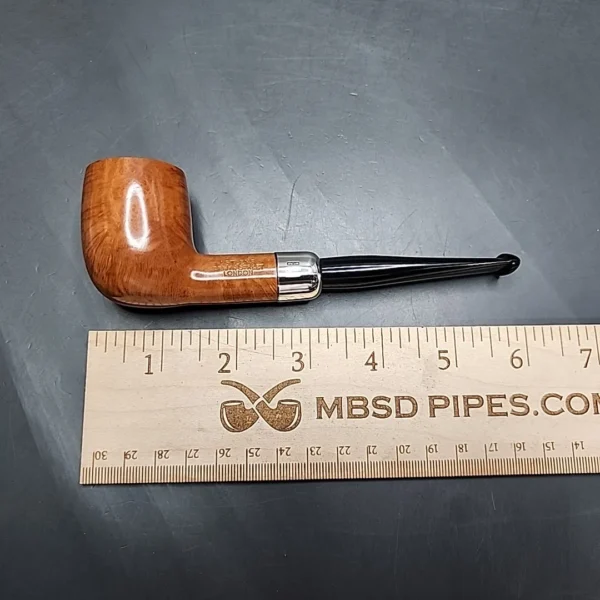 Astleys by Les Wood Smooth Army Mount Billiard Estate Briar Pipe, Unsmoked - Image 12