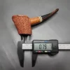 Old Nellie Rusticated Reverse Volcano, Estate Briar Pipe, American Estates [SOLD] - Image 12