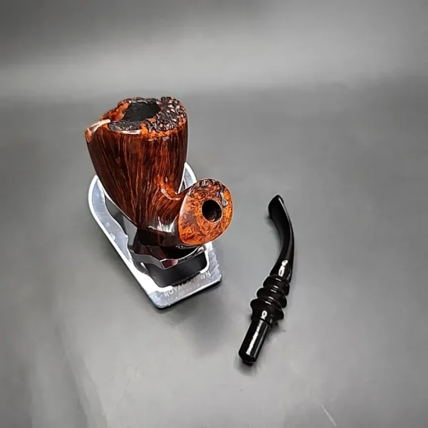 Nording Handmade 3 Smooth Freehand Estate Briar Pipe, Unsmoked [SOLD] - Image 12