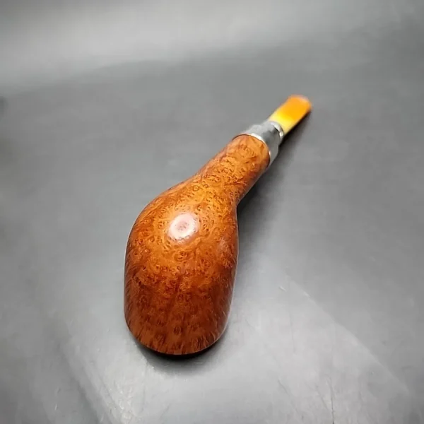 Peterson Amber Spigot 120 Smooth Dublin Estate Briar Pipe, Unsmoked [SOLD] - Image 11