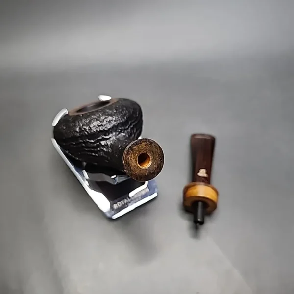 Il Duca Barone DDD Sandblasted Squat Tomato Estate Briar Pipe, Italian Estates - Image 13