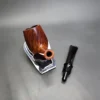 Hans Former Nielsen Smooth Bent Brandy Estate Briar Pipe, Danish Estates - Image 13