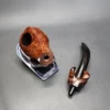 Michael Parks V Smooth Blowfish Mermaid Estate Briar Pipe, Canadian Estates - Image 13