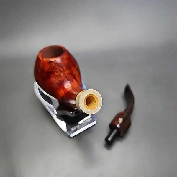 Chacom Evolution 623 Smooth Bent Brandy Estate Briar Pipe, Unsmoked - Image 13