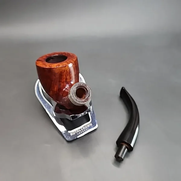 Astleys by Les Wood, Smooth Bent Billiard Estate Briar Pipe, Unsmoked [SOLD] - Image 13