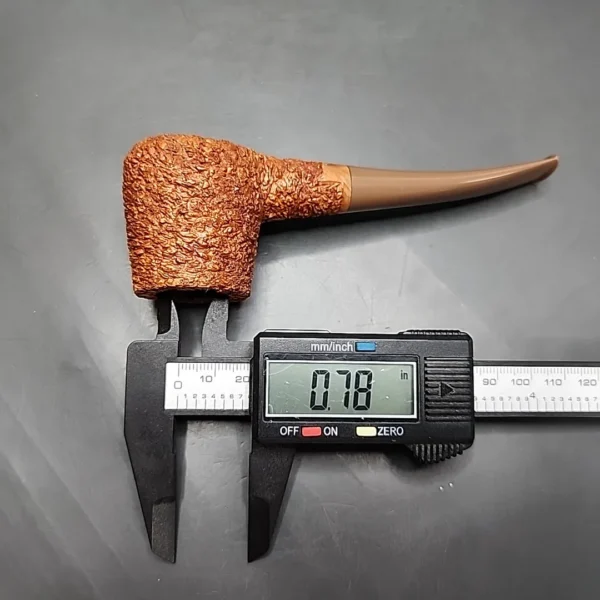 Pipe Tristan Shape 55 Rusticated Handmade Briar Pipe - Image 13
