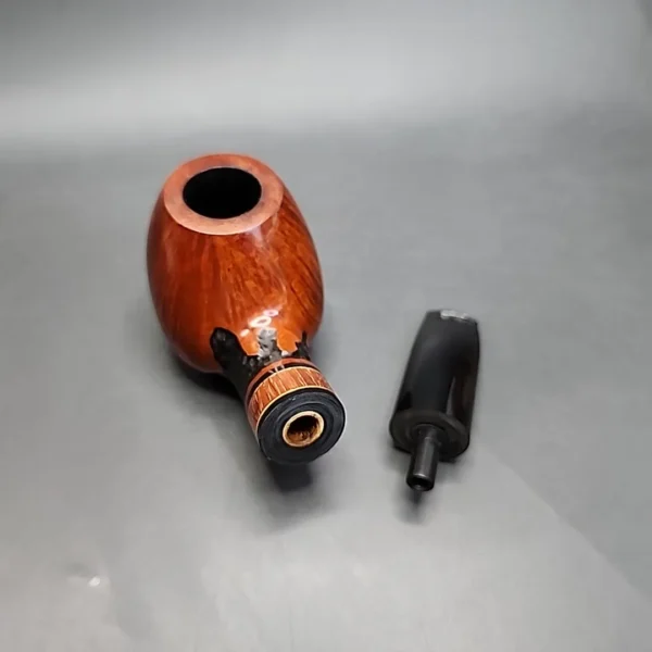 Daniel Mustran Partially Rusticated Brandy Estate Briar Pipe, Croatian Estates - Image 13