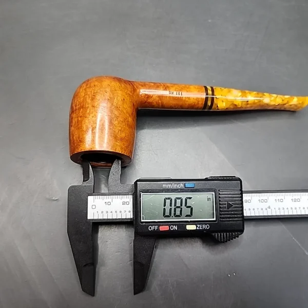Savinelli Miele 111 KS Smooth Billiard Estate Briar Pipe, 6mm, Italian Estates [SOLD] - Image 13