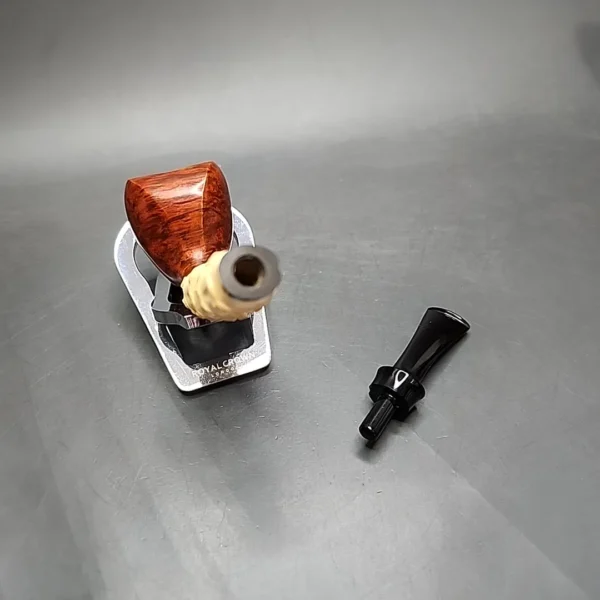 Ichi Kitahara Swimming Blowfish, Smooth Handmade Estate Briar Pipe, Japanese Estates [SOLD] - Image 13