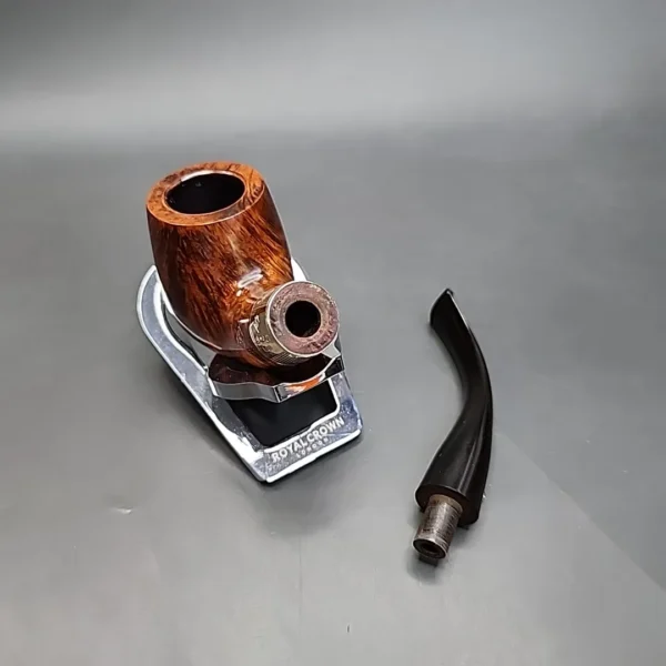 BBB Turnberry 304 Smooth Bent Billiard Estate Briar Pipe, Unsmoked [SOLD] - Image 13