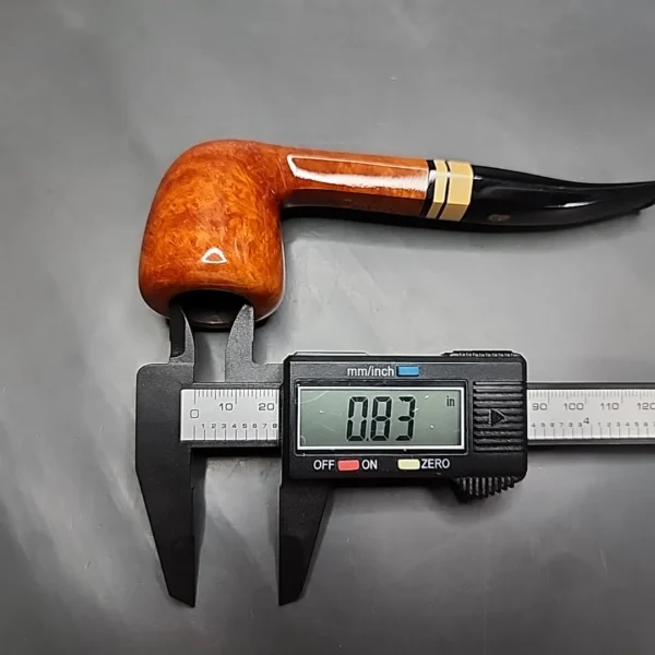 Chacom Hexagone 859 Sandblasted Bent Dublin Estate Briar Pipe, Unsmoked [SOLD] - Image 13