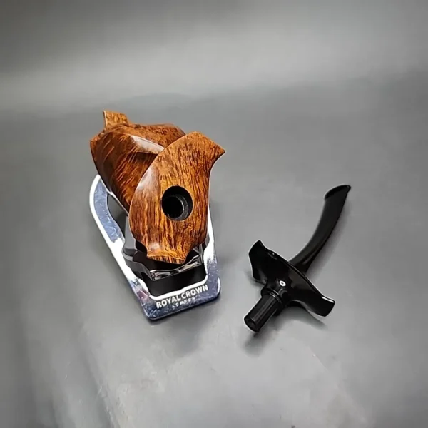 Ichi Kitahara 2015 Asymmetrical Horn Handmade Briar Pipe, Unsmoked [SOLD] - Image 13