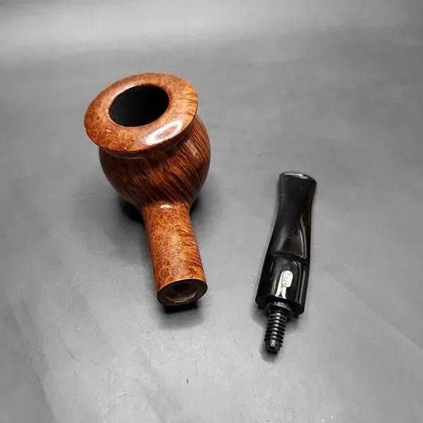 Jobey Fawn Extra E52 Smooth Tulip Estate Briar Pipe, Italian Estates [SOLD] - Image 14