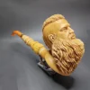MBSD Meerschaum Masters by Kenan, Magnum Ragnar Viking Block Meerschaum Pipe, New - Image 5