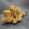 MBSD Masters by Kenan Magnum Lions Block Meerschaum Pipe, New - Image 7