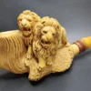 MBSD Masters by Kenan Magnum Lions Block Meerschaum Pipe, New - Image 8