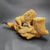 MBSD Masters by Kenan Magnum Lions Block Meerschaum Pipe, New - Image 9