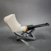 MBSD Meerschaum Deluxe Freehand Stack Block Meerschaum Pipe, Briar-Mortise - Image 3