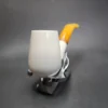 MBSD Meerschaum Deluxe Bent Egg Block Meerschaum Pipe, Briar-Mortise - Image 4