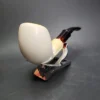 SMS Smooth Danish Egg Estate Block Meerschaum Pipe - Image 5
