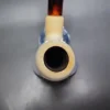 SMS Smooth Danish Egg Estate Block Meerschaum Pipe - Image 6
